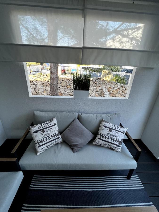 Luxury Mobile Home Pretty Green - Premium - Oaza Mira Resort -50 M From The Beach Drage Buitenkant foto