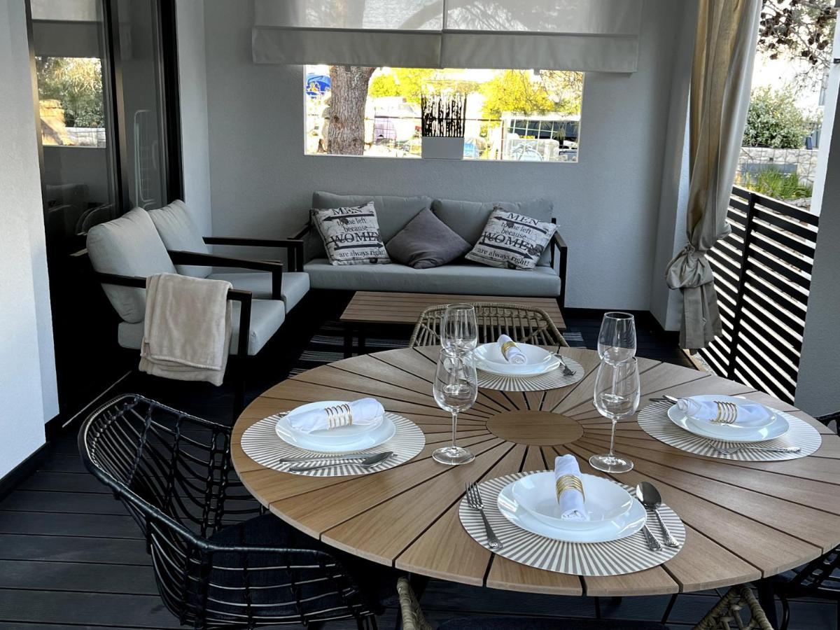 Luxury Mobile Home Pretty Green - Premium - Oaza Mira Resort -50 M From The Beach Drage Buitenkant foto
