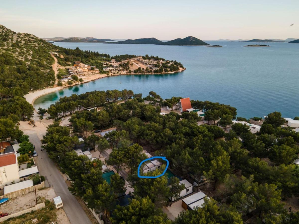 Luxury Mobile Home Pretty Green - Premium - Oaza Mira Resort -50 M From The Beach Drage Buitenkant foto