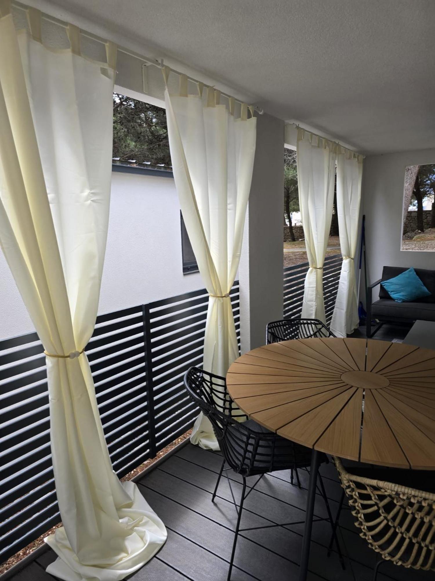 Luxury Mobile Home Pretty Green - Premium - Oaza Mira Resort -50 M From The Beach Drage Buitenkant foto